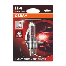 Ampoule OSRAM Night Breaker Silver H4 12V/60/55 - X1