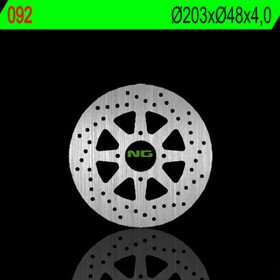 Disque de frein NG 092 rond fixe