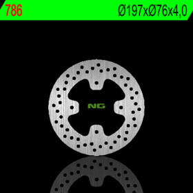 Disque de frein NG 786 rond fixe
