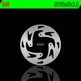 Disque de frein NG 649 rond fixe