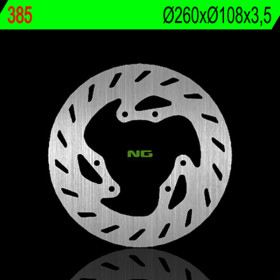 Disque de frein NG 385 rond fixe