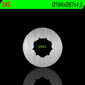 Disque de frein NG 249 rond fixe