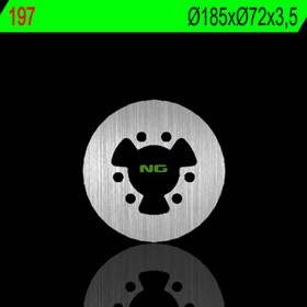 Disque de frein NG 197 rond fixe