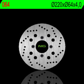 Disque de frein NG 064 rond fixe