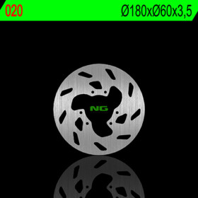 Disque de frein NG 020 rond fixe