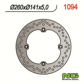 Disque de frein NG 1094 rond fixe