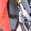 R&G RACING Radiator & Oil Cooler Guard Aluminium Titan Ducati Panigale V4 1100