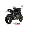 Ligne complète MIVV GP Pro Inox silencieux inox noir brossé/casquette inox Honda CBR650R