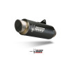 Ligne complète MIVV GP Pro Inox silencieux inox noir brossé/casquette inox Honda CBR650R