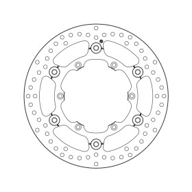 Disque de frein BREMBO Oro 78B40848 rond flottant
