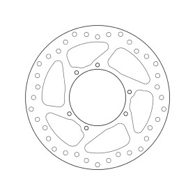 Disque de frein BREMBO Oro 68B407N3 rond fixe