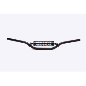 Guidon Ø22,2mm avec barre RENTHAL Vintage Desert noir/mousse noire