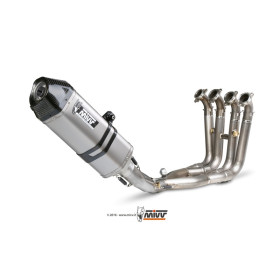 Ligne complète MIVV X-Cone inox/silencieux inox/casquette carbone BMW S1000RR