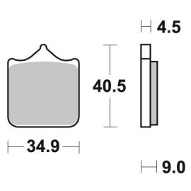 PLAQUETTES DE FREIN BRAKING 947CM66