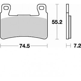 PLAQUETTES DE FREIN BRAKING  827CM66