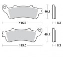 PLAQUETTES DE FREIN BRAKING  813CM66