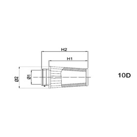 Filtre à air BMC conique manchon Ø50mm