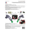 Support de plaque ACCESS DESIGN "ras de roue" noir Suzuki GSX-S750