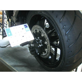 Support de plaque ACCESS DESIGN latéral noir Kawasaki Vulcan