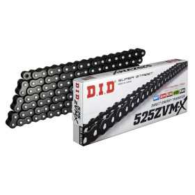 Chaîne de transmission D.I.D 525 ZVM-X noir/noir 116 maillons