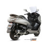 Ligne complète MIVV Urban catalysée inox brossé/abs noir Yamaha Majesty 400