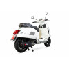 Ligne complète SCOPRION Serket inox silencieux inox/casquette noir ABS Piaggio Vespa GTS 125