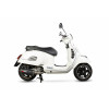 Ligne complète SCOPRION Serket inox silencieux noir céramique/casquette noir ABS Piaggio Vespa GTS 125