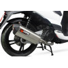 Ligne complète SCOPRION Serket inox silencieux inox/casquette noir ABS Peugeot Tweet 125