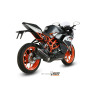 Ligne complète MIVV SUONO inox/casquette carbone KTM RC125