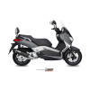 Ligne complète MIVV Stronger acier noir/casquette carbone Yamaha X-MAX 125