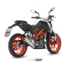Ligne complète MIVV GHIBLI inox KTM 390 Duke