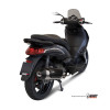 Ligne complète MIVV Urban inox brossé/abs noir Piaggio Beverly 250