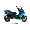 Ligne complète MIVV Urban catalysée inox brossé/abs noir Kymco K-XCT 300