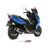 Ligne complète MIVV Urban inox brossé/abs noir Kymco K-XCT 300