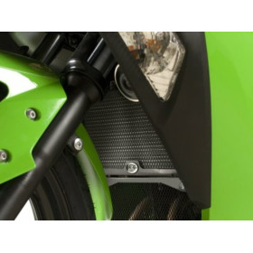 Protection de radiateur R&G RACING noir Kawasaki