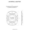 Adaptateur universel QUAD LOCK