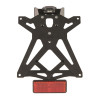 Kit support de plaque réglable LIGHTECH noir Ducati Hypermotard 950