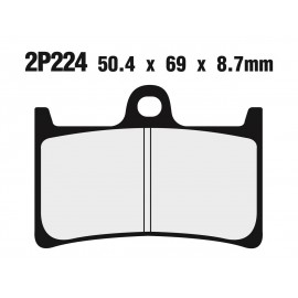 Plaquette de frein Nissin 2P224GS semi-metallique 
