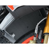 Protection de radiateur R&G RACING titane Aprilia Tuono 1000 V4