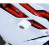 Tampons de protection R&G RACING Aero blanc (sans perçage) MV Agusta F4 1000R