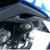 Tampons de protection R&G RACING Aero noir Suzuki GSX-S125