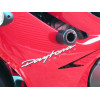 Tampons de protection R&G RACING Classic Style blanc Triumph 675 Daytona