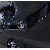 Tampons de protection R&G RACING Aero noir sans percage Yamaha YZF-R6