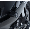 Tampons de protection R&G RACING Aero noir sans percage Yamaha YZF-R6