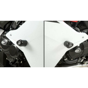 Tampons de protection R&G RACING Aero noir Honda CBR600 F