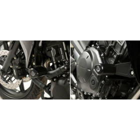 Tampons de protection R&G RACING Aero noir Honda CBF1000