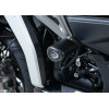 Tampons de protection R&G RACING Aero noir Ducati X-Diavel