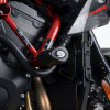 Tampons de protection R&G RACING Aero noir Kawasaki ZH2