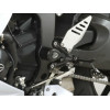 Tampons de protection R&G RACING Aero noir Kawasaki ZX6R 636