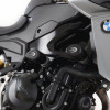 Tampons de protection R&G RACING Aero noir BMW F900R/XR